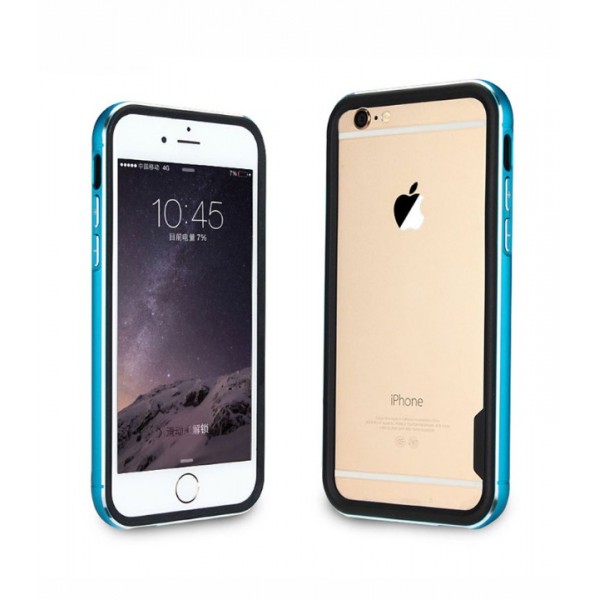 Elobeth Neo Hybrid EX Metal Sagging TPU and Hard Aluminum Frames Bumper Case for iPhone 6 4.7
